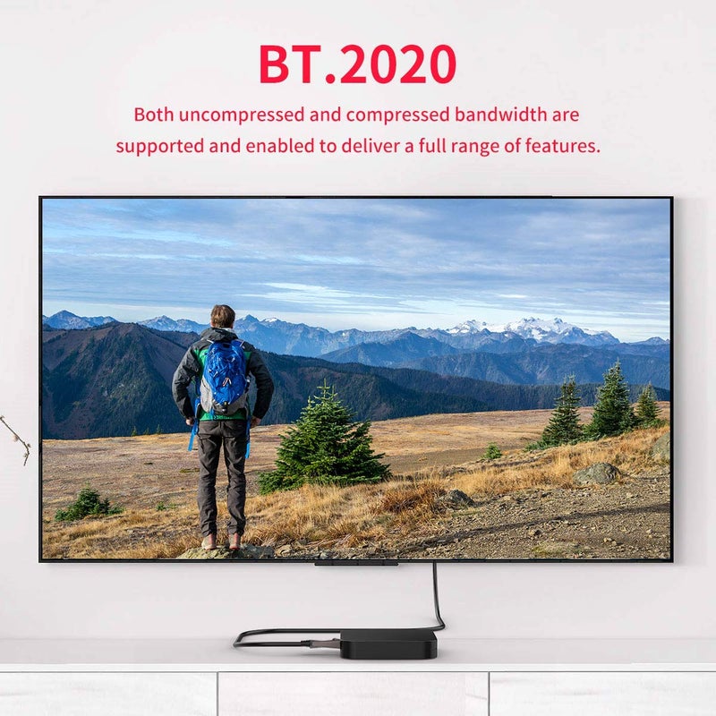 BIFALE DP Fiber Optic Cable 33ft, 8K Fiber Displayport 1.4 Cable Support HBR3, DSC 1.2, HDR10, 32.4Gbps, 8K@60Hz, 4K@144Hz, Thin and Slim Fiber DP1.4 Cable - Image 5